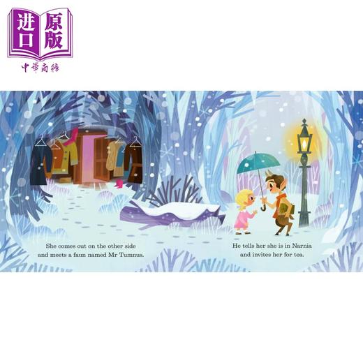【中商原版】纳里亚传奇 狮子 女巫和魔衣橱 The Lion the Witch and the Wardrobe 英文原版进口 纸板书 儿童绘本 图画故事书 商品图3