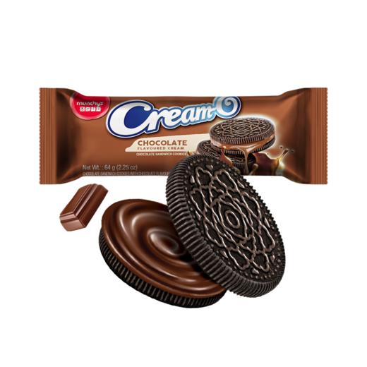 马奇新新夹心曲奇饼干（香草味+巧克力味）64g*18袋 商品图4