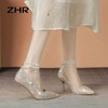 ZHR则则浅口单鞋女2024新款百搭高跟鞋子尖头透气懒人鞋ins女鞋子 商品缩略图4