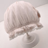 棉果果专柜同款春夏款新生儿百天女童可爱公主花边帽M524500400087 商品缩略图4