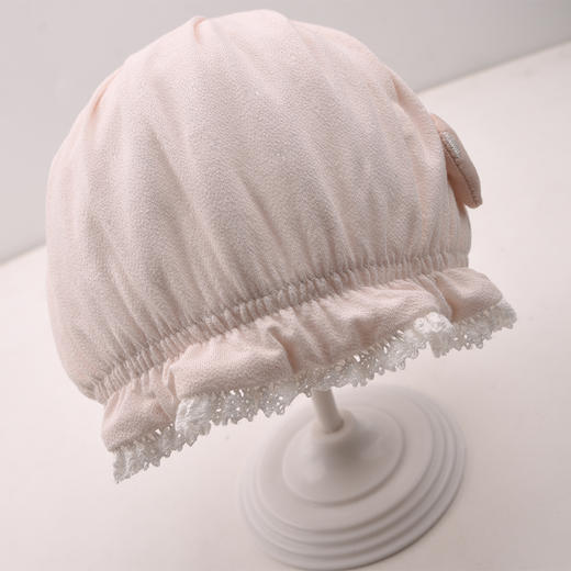 棉果果专柜同款春夏款新生儿百天女童可爱公主花边帽M524500400087 商品图4