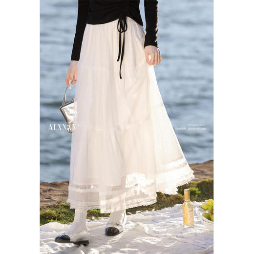 鹿向南「梦境幻想」气质a字半身裙 商品图3