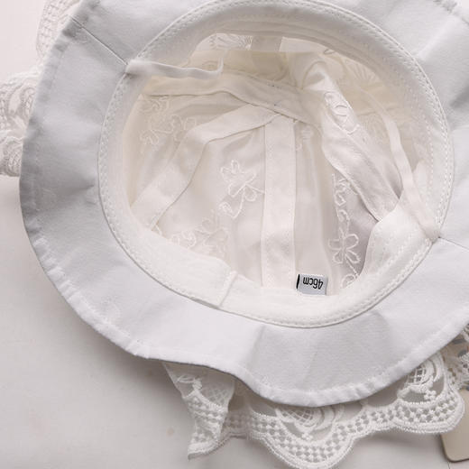 棉果果专柜同款春夏女童蕾丝公主帽M224400400090 商品图2