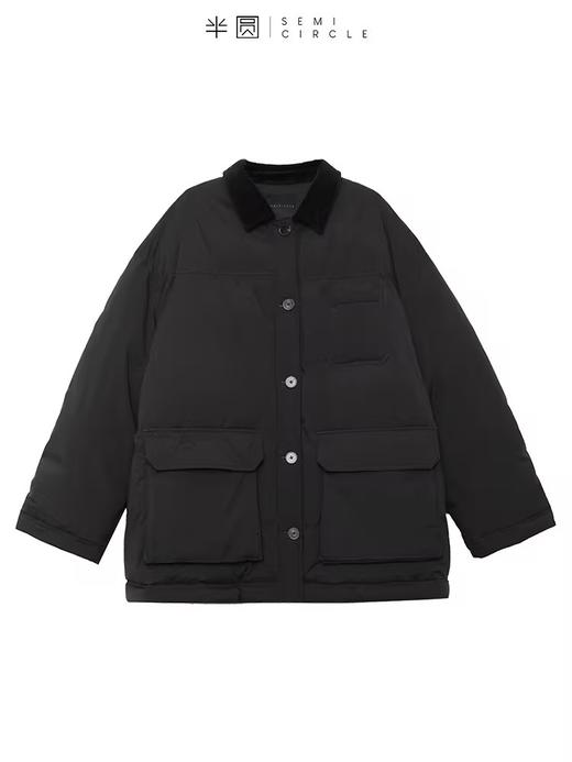 半圆/D22405433/复古猎装夹克羽绒服 商品图3