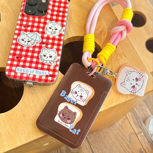 BLEU et ROSE【Bagel Cat】卡包 商品图3