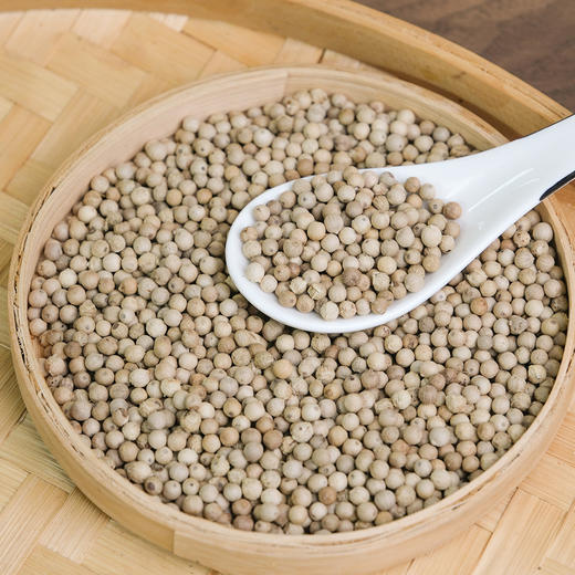 万物本草海南红土地白胡椒 农家自产不熏硫 粒粒精筛 不漂白胡椒粒 商品图4