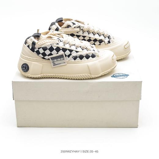 吴建豪xVESSEL粗花呢小香风限定软木帆布鞋 男女鞋合集 商品图2