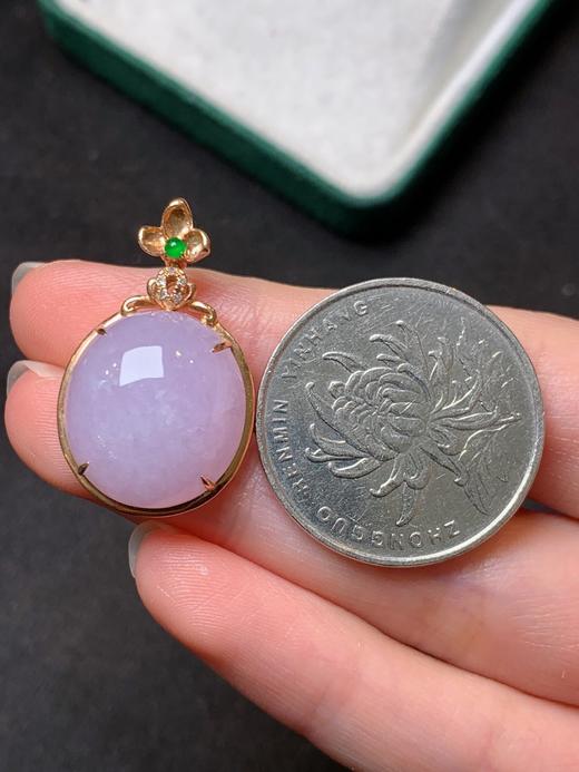 紫罗兰翡翠吊坠 商品图3