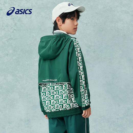 【Teflon三防科技】Asics/亚瑟士童装2025年春季轻薄款防风外套 商品图2