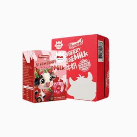 甘蒂牧场草莓味牛奶200mi
