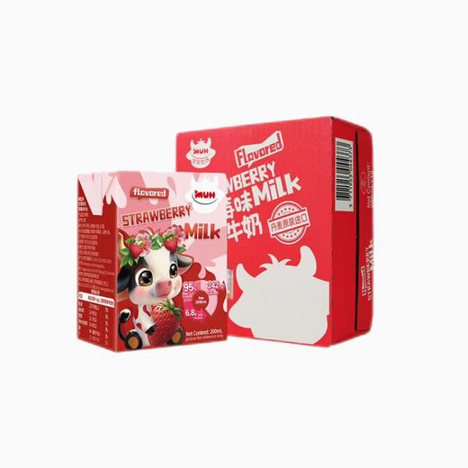 甘蒂牧场草莓味牛奶200mi 商品图0