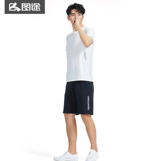 Senselead|男式针织短裤 SSAMI81176 商品图3