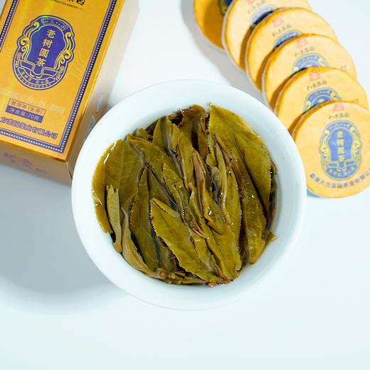八方茶园2023年老树圆茶生茶350克 商品图3