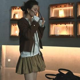 顺丰包邮63721洛诗琳纯亚麻花边带垫肩定制款外套837