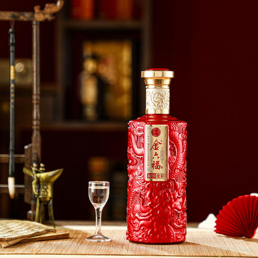 【春节热款】金六福福锐龙彩 兼香型白酒 50.8%vol 500ml*6瓶 商品图5