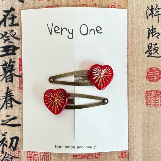【只卖一天啦】very one 红红火火发夹系列 商品图4
