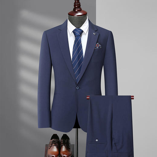 【商城同款】【DDS】大依优型大码西装休闲西服马甲三件套套装西裤外套裤子加肥加大肥佬休闲商务上衣男士胖子正装西装 商品图7