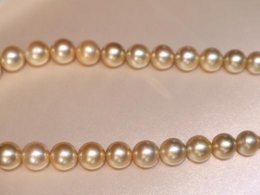 9mm-12mm金珠项链 商品图2