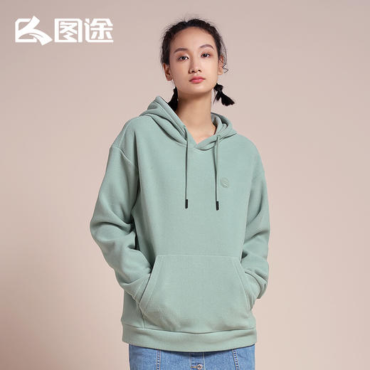 Senselead|女式套头连帽抓绒衣 SSACJ920250 商品图0
