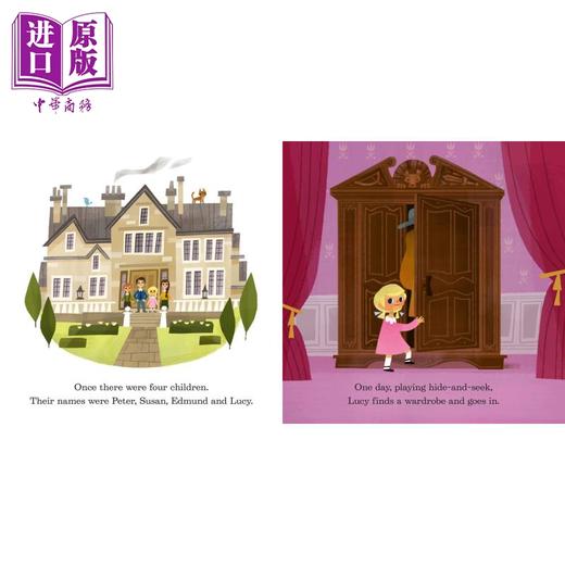 【中商原版】纳里亚传奇 狮子 女巫和魔衣橱 The Lion the Witch and the Wardrobe 英文原版进口 纸板书 儿童绘本 图画故事书 商品图2