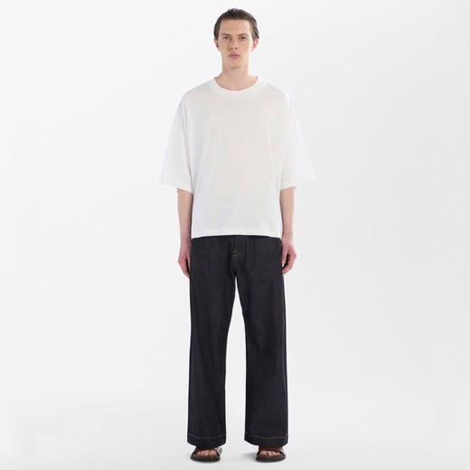 STUDIO NICHOLSON BRANDED SHORT SLEEVE 男装经典款廓形短袖T恤 商品图1