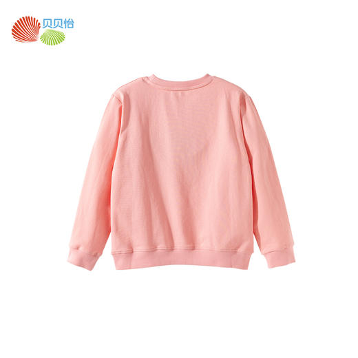 贝贝怡童装女童装宽松春秋卫衣2025春新款儿童内搭女宝宝长袖卫衣ZB1ES030 商品图4