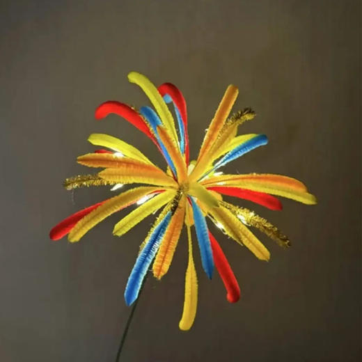 【超美❗️DIY扭扭棒烟花】烟火起 照人间 喜悦无边！手工自制材料包创意新年礼物氛围感拍照送朋友新年蛇年春节年货 商品图4