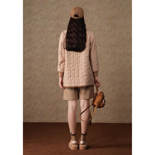 乔万尼新品棉服减龄撞色小香风设计ET4T023 商品图5