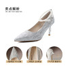 ZHR则则浅口单鞋女2024新款百搭高跟鞋子尖头透气懒人鞋ins女鞋子 商品缩略图2