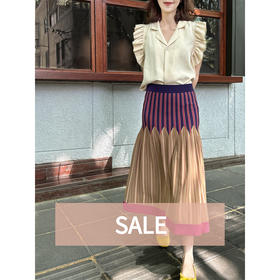 TYNVIE 中长针织半身裙