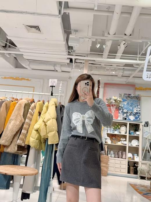 【门店同款】ENJOY冬季“漂亮朋友”氛围感钉珠蝴蝶结毛衣 160598574 商品图12