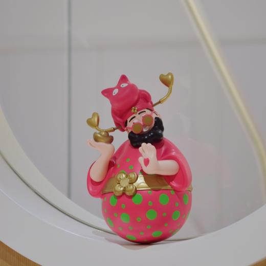 《四喜财神》20cm红绿波点 商品图2