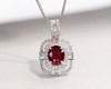 1.13ct刻面红宝石吊坠 商品缩略图1