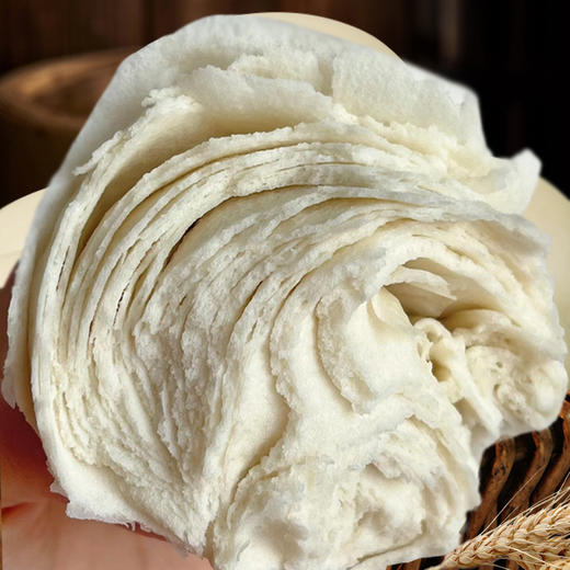 富世康千层馒头500g/袋 山东手工老面馒头 早餐面点半成品 商品图2