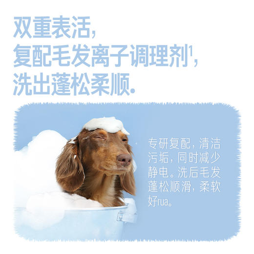 宠物温和呵护沐浴露 蓬松柔顺清洁护毛除臭持久留香 商品图3