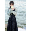鹿向南「花野星河」气质法式浪漫连衣裙L52897 商品缩略图0