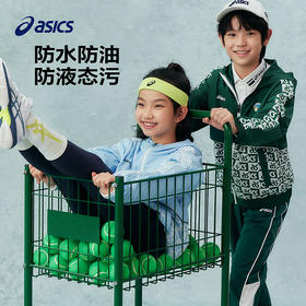 【Teflon三防科技】Asics/亚瑟士童装2025年春季轻薄款防风外套