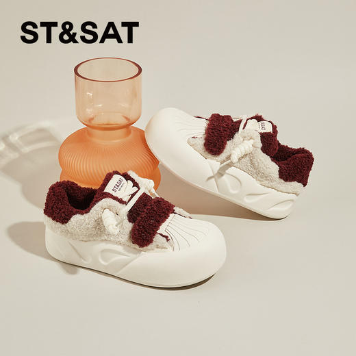 星期六休闲拼色厚底嘭嘭面包鞋SSC411DEP8 商品图7