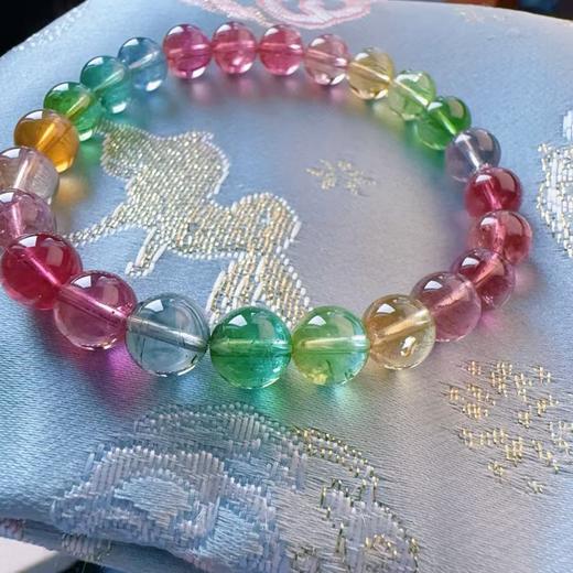 7mm-8mm单圈人鱼碧玺手串 商品图2