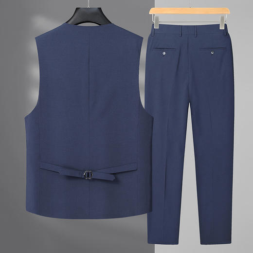 【商城同款】【DDS】大依优型大码西装休闲西服马甲三件套套装西裤外套裤子加肥加大肥佬休闲商务上衣男士胖子正装西装 商品图6