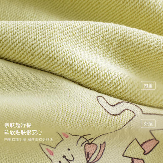 马克珍妮女童趣味猫咪娃娃领卫衣 宝宝上衣2025年春装新品250211 商品图2