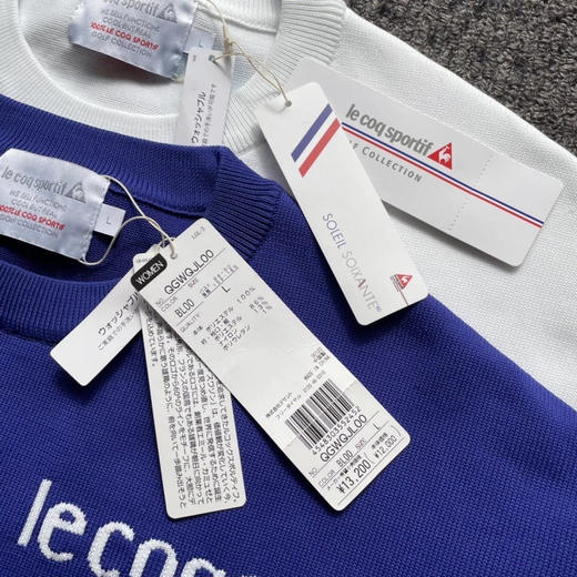 正品日单公鸡女士高尔夫针织毛衣  宝蓝色S M码各几件。原价13200日元 商品图5