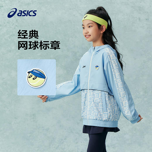 【Teflon三防科技】Asics/亚瑟士童装2025年春季轻薄款防风外套 商品图1