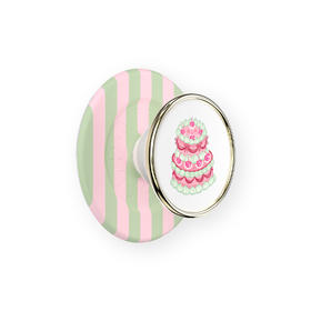 【甜】庆典蛋糕·MagSafe圆啪嗒 MAGSAFE磁吸手机气囊支架 Round圆啪嗒系列 粉色 蛋糕 条纹