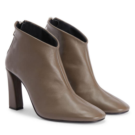 Giuseppe Zanotti 女士柔软皮革高跟短靴 浅棕色 I470020003 商品图1