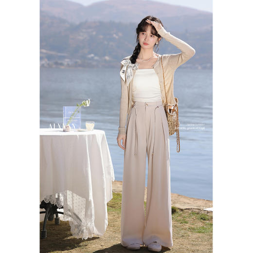 鹿向南「云雾轻纱」通勤百搭休闲裤 商品图2