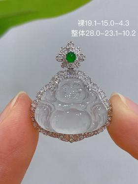 佛公翡翠吊坠