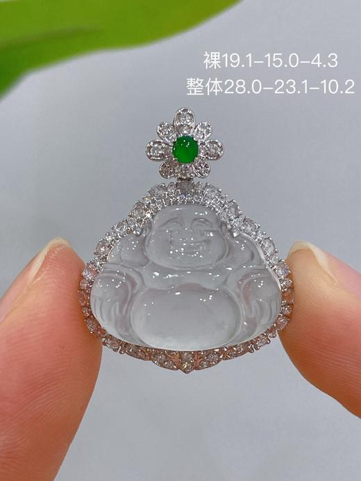 佛公翡翠吊坠 商品图0