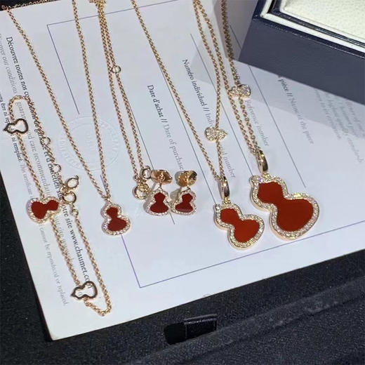 【活动商品，不退不换】可可推荐 福禄双全 麒*麟葫芦系列 耳环|项链|手链 匠心工艺 精致高级 商品图0