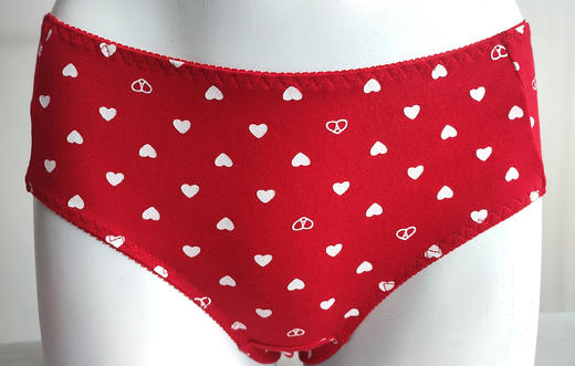 新年二枚组女式红短裤WD029A 商品图3